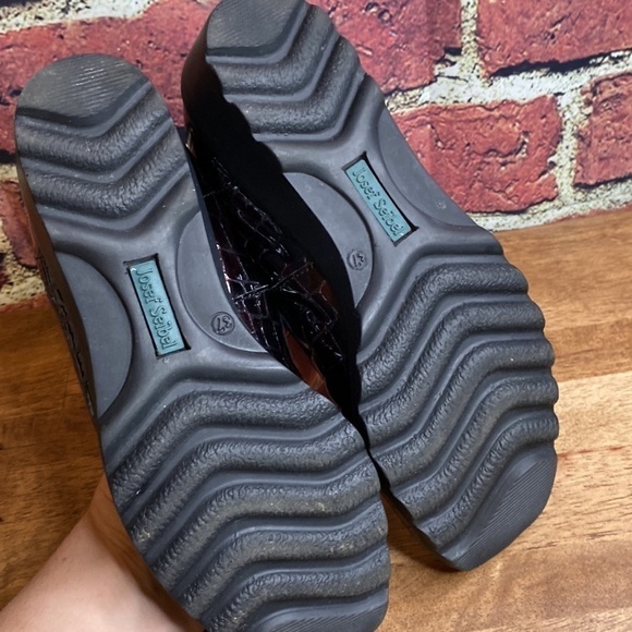 Josef Seibel AirPed Plus Patent Leather Croc Print Wedge Comfort 6-6.5 EU 37 - Picture 12 of 15